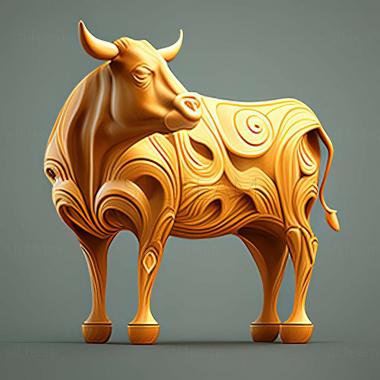 3D model Cow (STL)